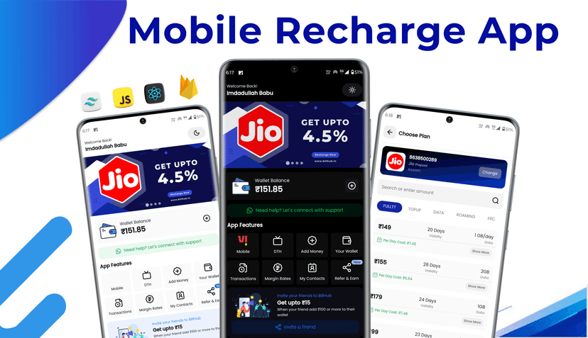 BillHub Mobile Recharge App